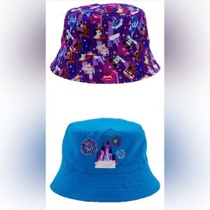 Disney Parks Joey Chou Adult Reversible 2 in 1 Bucket Hat Mickey, Dumbo & Others
